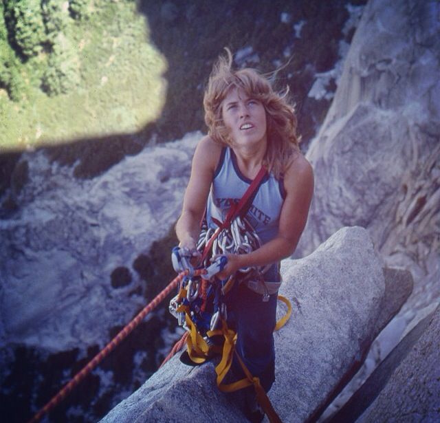 Lynn Hill escalando en El Capitan